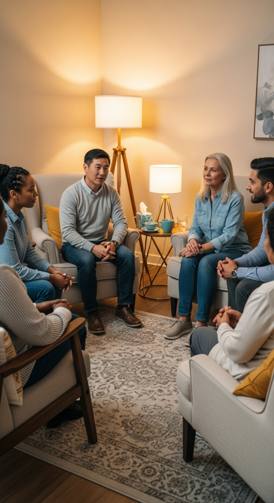 Group therapy session