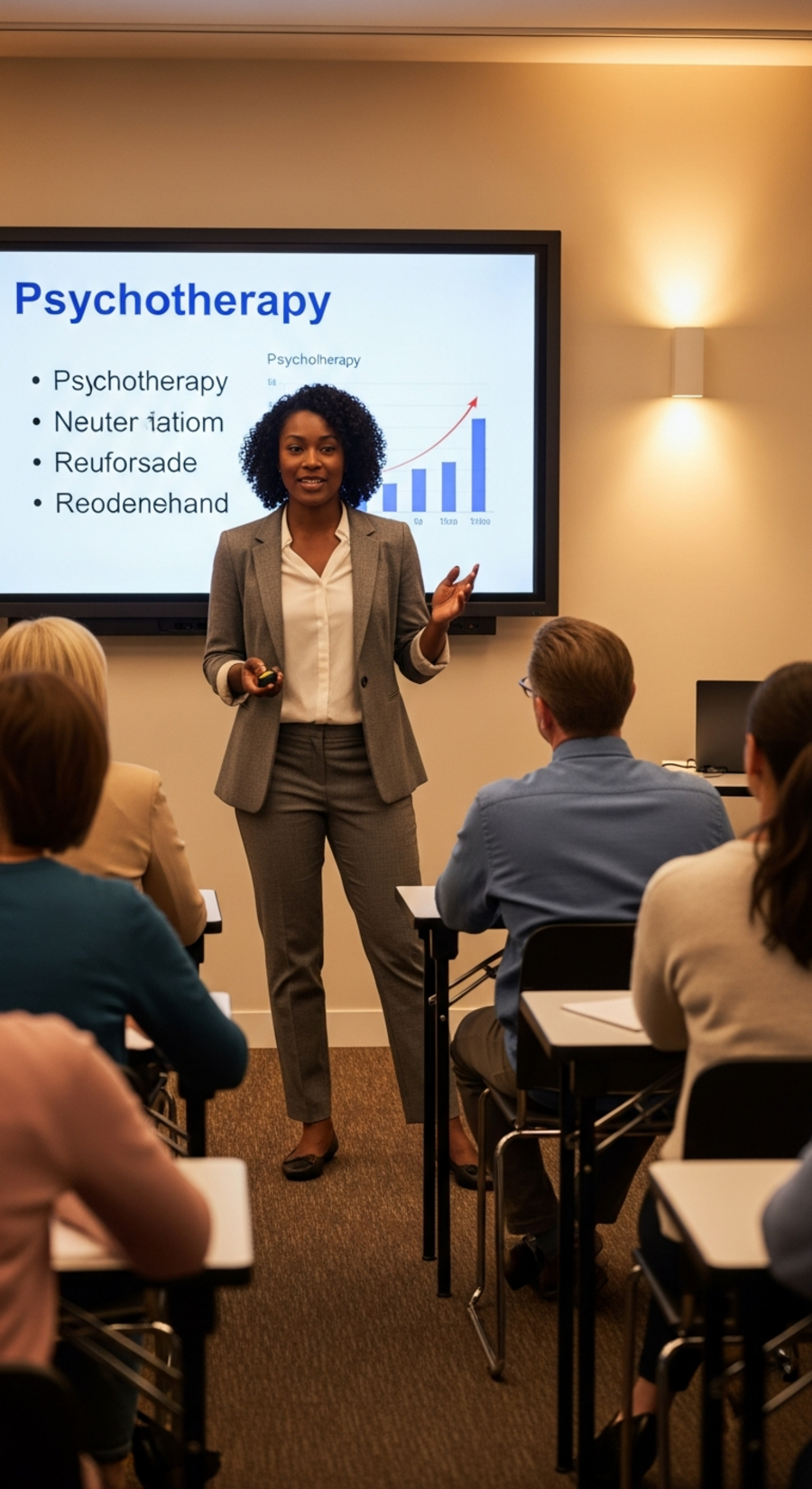 Educational presentation on psychotherapy